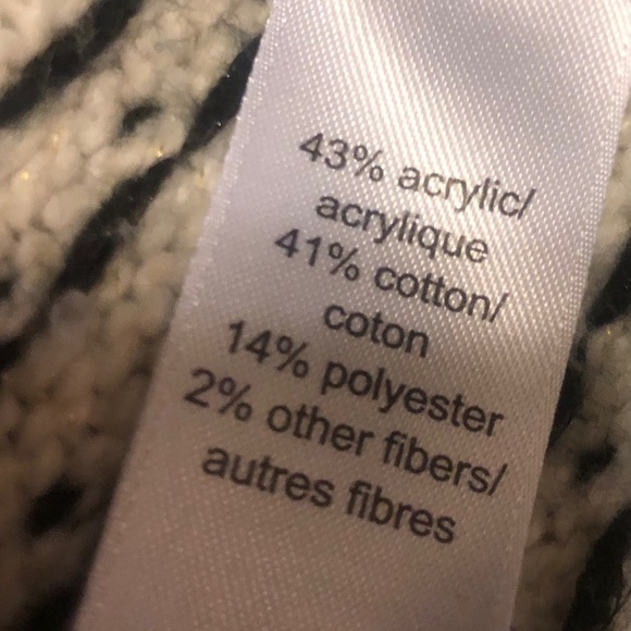 MAURICES open cream and black cardigan - Picture 6 of 7